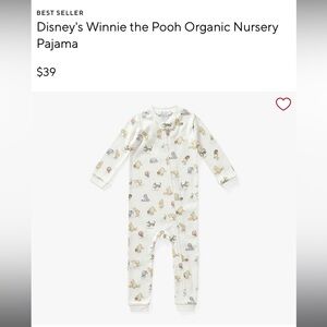 Disney’s Winnie the Pooh Organic Nursery Pajama